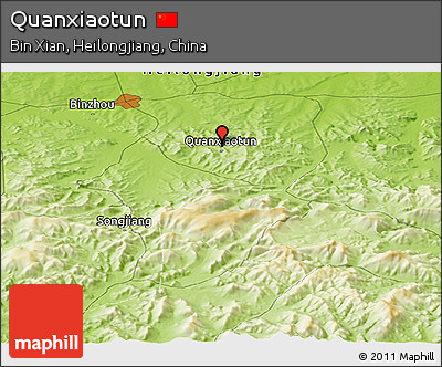 Physical Panoramic Map of Quanxiaotun