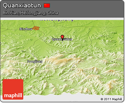 Physical Panoramic Map of Quanxiaotun