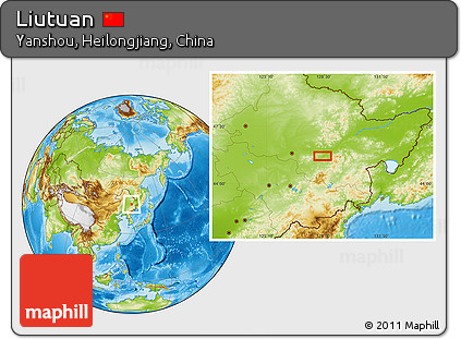 Physical Location Map of Liutuan