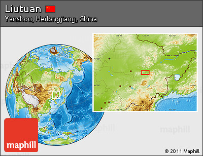 Physical Location Map of Liutuan