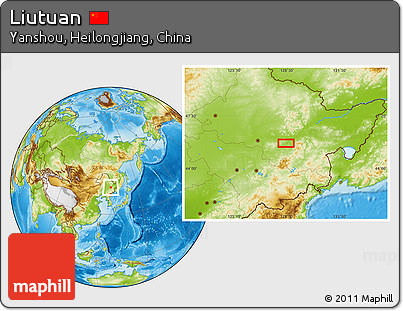 Physical Location Map of Liutuan