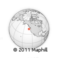 Outline Map of the Area around 45° 35' 46" N, 129° 58' 29" W, rectangular outline