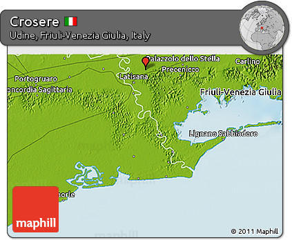 Physical 3D Map of Crosere