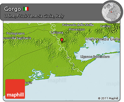 Physical 3D Map of Gorgo
