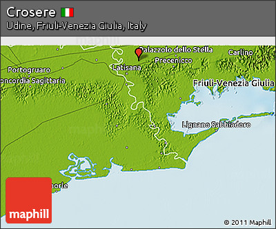 Physical 3D Map of Crosere