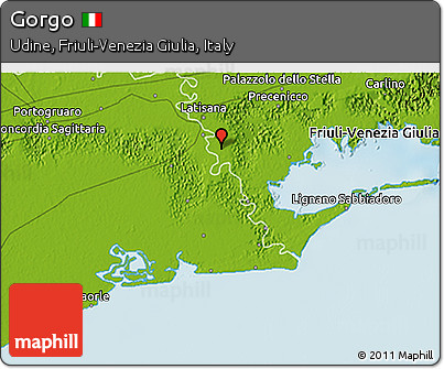 Physical 3D Map of Gorgo