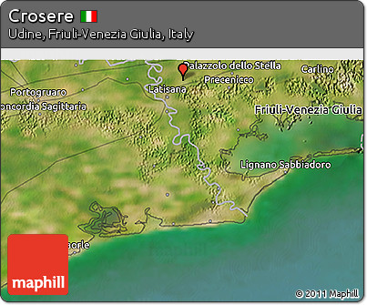 Satellite 3D Map of Crosere