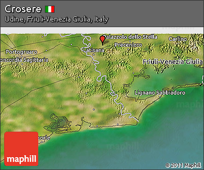 Satellite 3D Map of Crosere