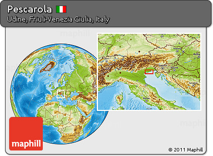 Physical Location Map of Pescarola