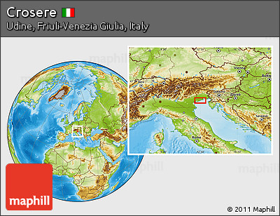 Physical Location Map of Crosere