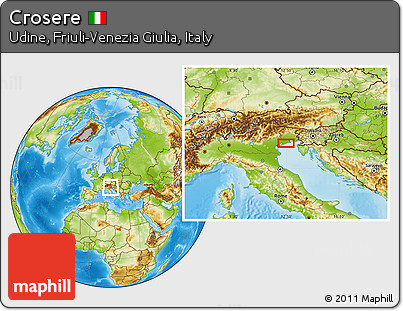 Physical Location Map of Crosere