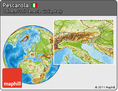 Physical Location Map of Pescarola