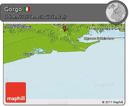 Physical Panoramic Map of Gorgo