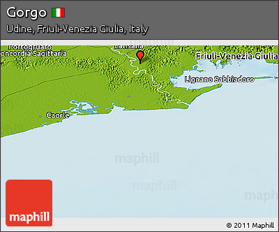 Physical Panoramic Map of Gorgo