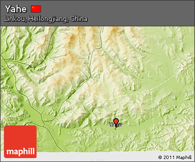 Physical 3D Map of Yahe