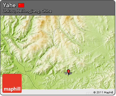 Physical 3D Map of Yahe