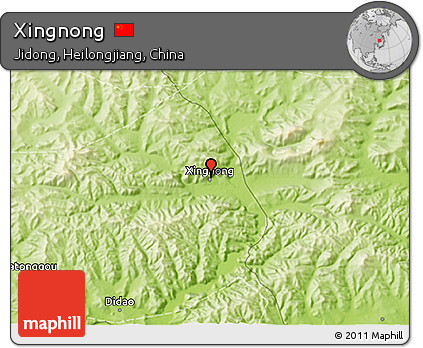 Physical 3D Map of Xingnong