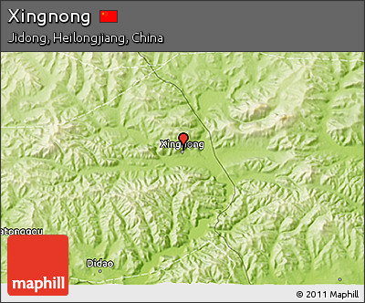 Physical 3D Map of Xingnong