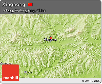 Physical 3D Map of Xingnong