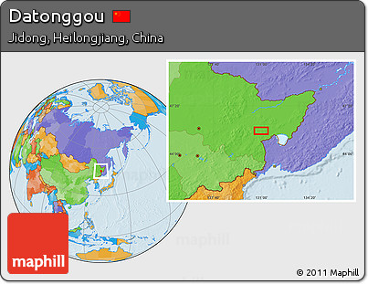 Political Location Map of Datonggou