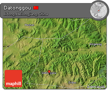 Satellite Map of Datonggou