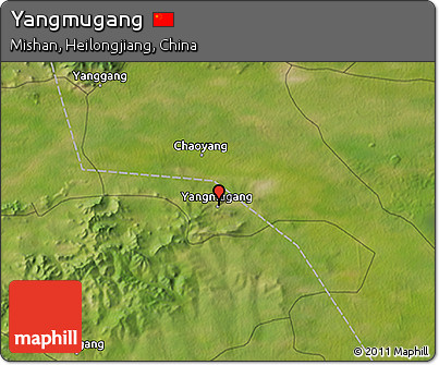 Satellite 3D Map of Yangmugang