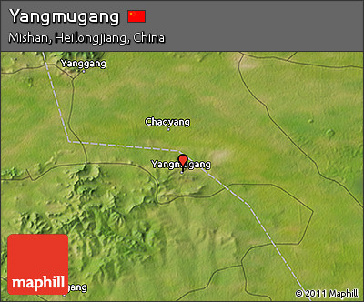 Satellite 3D Map of Yangmugang