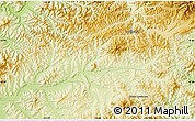 Physical Map of the area around 45° 35' 46" N, 136° 4' 29" E