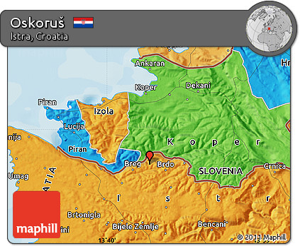 Political Map of Oskoruš