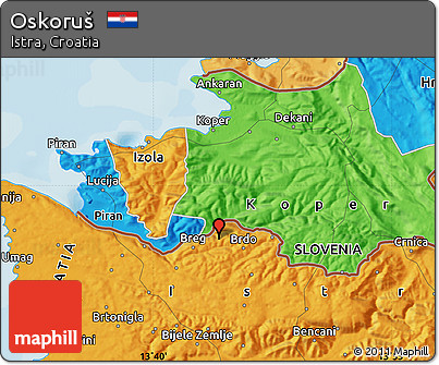 Political Map of Oskoruš