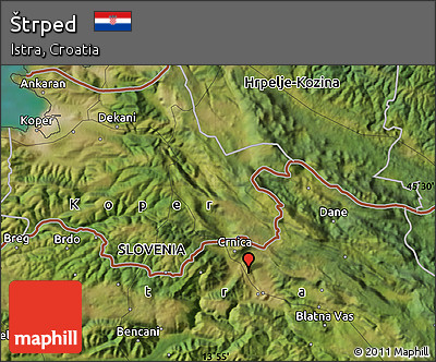 Satellite Map of Štrped