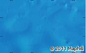 Shaded Relief Map of the area around 45° 35' 46" N, 145° 16' 30" W