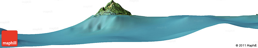 Satellite Horizon Map of the Area around 45° 35' 46" N, 147° 58' 29" E