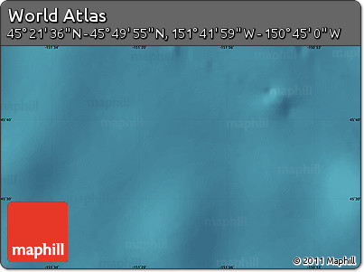 Satellite Map of the Area around 45° 35' 46" N, 151° 13' 29" W