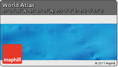 Physical Panoramic Map of the Area around 45° 35' 46" N, 155° 37' 30" E