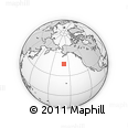 Outline Map of the Area around 45° 35' 46" N, 158° 52' 30" W, rectangular outline