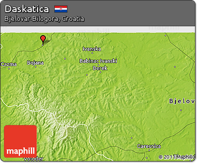 Physical 3D Map of Daskatica
