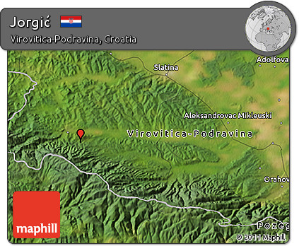 Satellite 3D Map of Jorgić