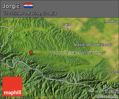 Satellite 3D Map of Jorgić