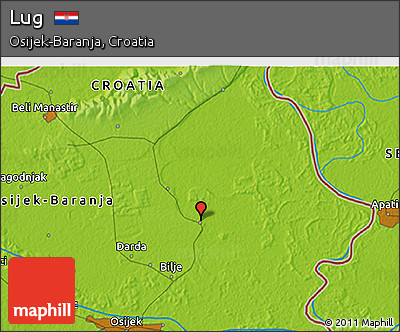 Physical 3D Map of Lug