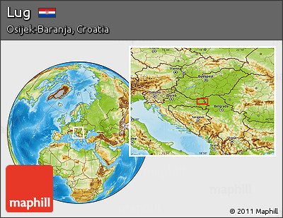 Physical Location Map of Lug