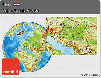 Physical Location Map of Lug