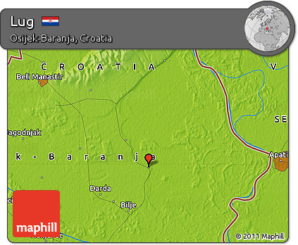 Physical Map of Lug
