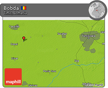 Physical 3D Map of Bobda