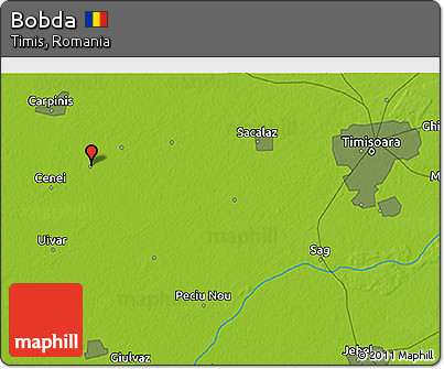 Physical 3D Map of Bobda