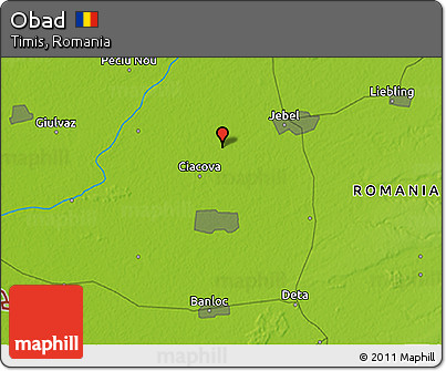 Physical 3D Map of Obad