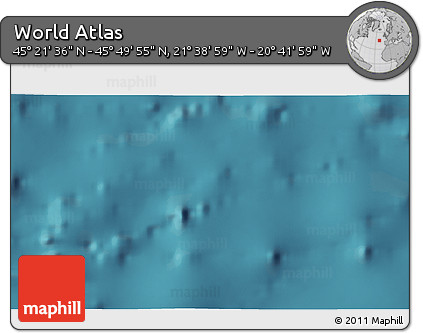 Satellite 3D Map of the Area around 45° 35' 46" N, 21° 10' 29" W