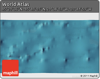 Satellite 3D Map of the Area around 45° 35' 46" N, 21° 10' 29" W