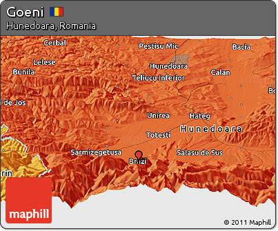 Political Panoramic Map of Goeni