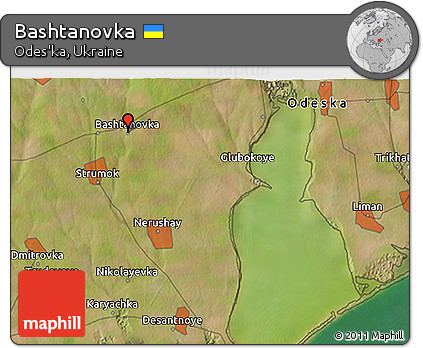 Satellite 3D Map of Bashtanovka